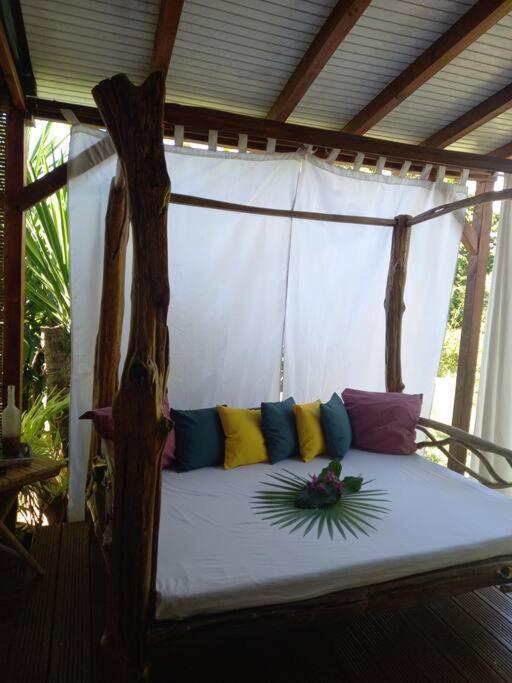 Bungalow Atypique Ti Bambou A 500M De La Plage Сент-Анн Экстерьер фото
