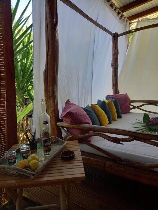 Bungalow Atypique Ti Bambou A 500M De La Plage Сент-Анн Экстерьер фото