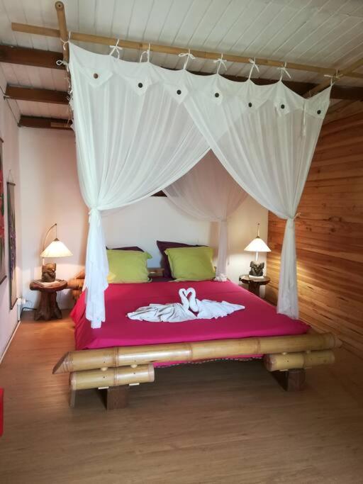 Bungalow Atypique Ti Bambou A 500M De La Plage Сент-Анн Экстерьер фото